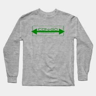 Compact Con-Go Logo in Green Long Sleeve T-Shirt